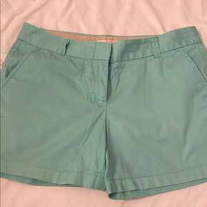 J. Crew mint green Shorts Lightweight Cotton